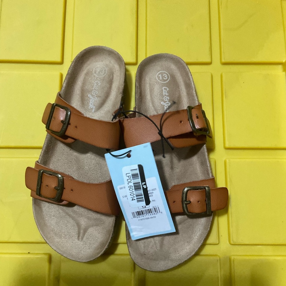 Cat and Jack Kojak, colored sandals